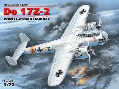 Niemiecki bombowiec Dornier Do 17Z-2