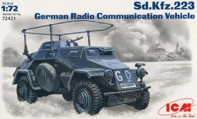 Niemiecki wóz radiowy Sdkfz 223