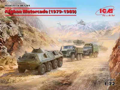 BTR-60PB, ATZ-5-375, Ural 375A, Ural 375D, Afganistan