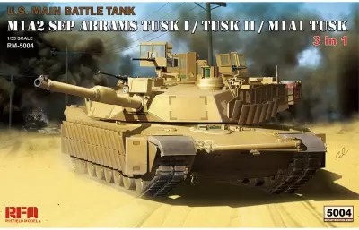 Amerykański czołg MBT M1A1 TUSK I,  M1A2 TUSKI, TUSKII