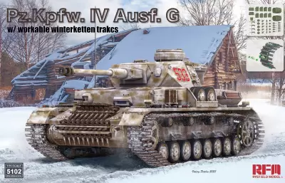 Niemiecki czołg średni PzKpfw IV Ausf G z Winterketten