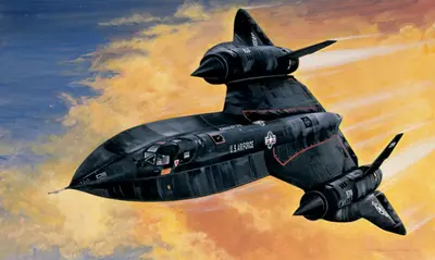 Amerykański samolot szpiegowski Lockheed SR-71A Blackbird