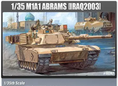 Amerykański czołg M1A1 Abrams MBT Irak 2003