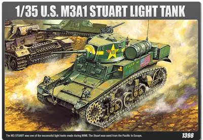 Amerykański lekki czołg M3A1 "Stuart"