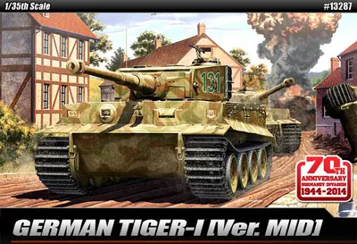 Niemiecki czołg Tiger I [ver.Mid] "70 Anniversary 1944"