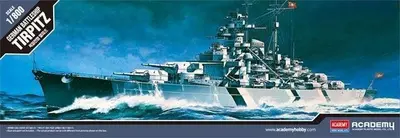 Niemiecki pancernik Tirpitz 1:800