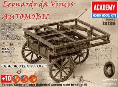 Maszyny Leonardo da Vinci - Wózek samobieżny