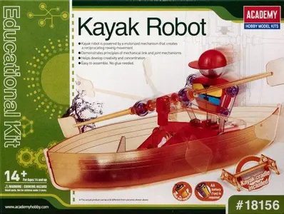 Model edukacyjny - kajak z robotem