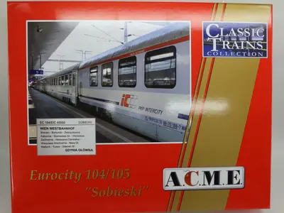 Zestaw 4 wagonów osobowych Eurocity 104/105 "Sobiesky"