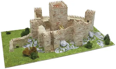 Model ceramiczny - Zamek w Guimaraes - Portugalia, w.X