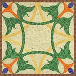 Mozaika 300x300 mm - Wzór roślinny