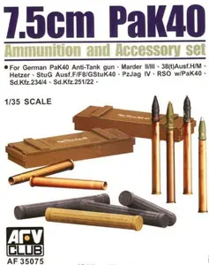 Amunicja i akcesoria do armaty 7,5 cm Pak 40