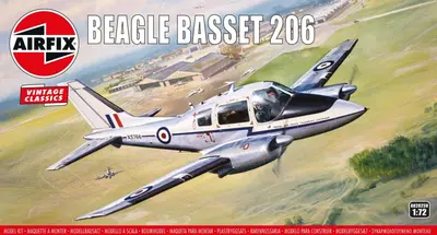 Brytyjski samolot łącznikowy Beagle Basset 206, seria Vintage Classics