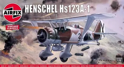 Niemiecki samolot rozpoznawczy Henschel Hs-123A-1, seria Vintage Classics