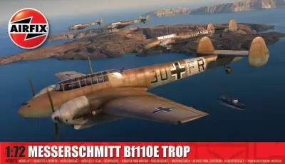 Niemiecki myśliwiec Messerschmitt Bf110E/E-2 TROP