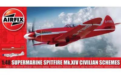 Myśliwiec Supermarine Spitfire MkXIV malowanie cywilne