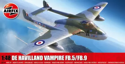 Brytyjski myśliwiec De Havilland Vampire FB.5/FB.9