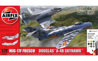 Zestaw Mig 17F Fresco i Douglas A-4B Skyhawk Dogfight Double, z farbami