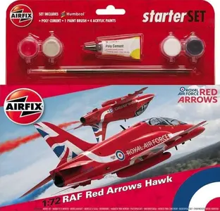 Starter Set - RAF Red Arrows Hawk - 1:72