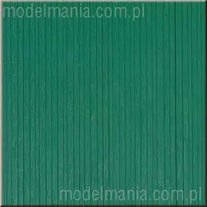 Polistyren -  Deski, zielone 10x20cm
