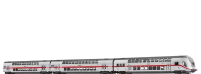 Zestaw 3 wagonów piętrowych pociągu IC2