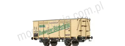 Wagon towarowy kryty typ Gb „Budweiser Bürgerbräu”