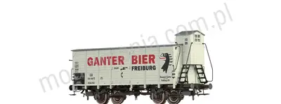 Wagon chłodnia z budką hamulcową "Ganter Bier Freiburg"