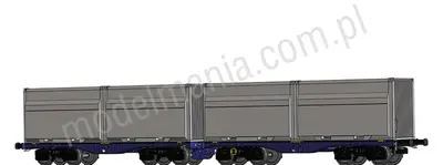 Wagon towarowy platforma Sggmmrrs „ArcelorMittal”