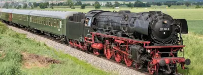 Parowóz pospieszny BR 001, lokomotywa muzealna: BEM - Bavarian Railway Museum e.V.
