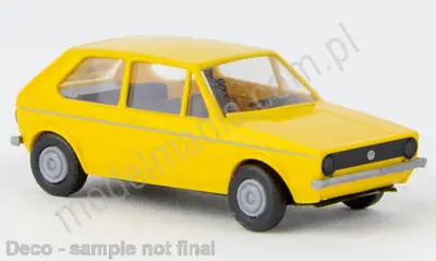 VW Golf I żółty, 1974,