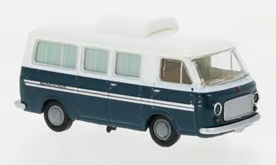 Fiat 238 Camper biało - niebieski; 1966 rok