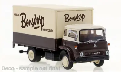 Ciężarówka skrzyniowa Bedford, „Bensdorp Chocolade” (NL); 1971 rok