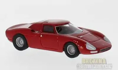 Samochód Ferrari 250 LM czerwony 1964