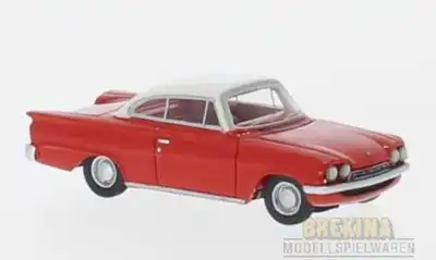 Samochód Ford Consul Capri GT czerwony-biały 1963