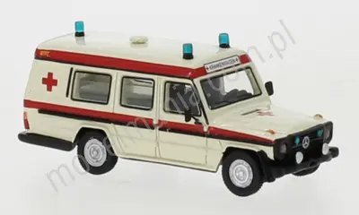 Mercedes Klasa G Binz 1985, ambulans beżowy