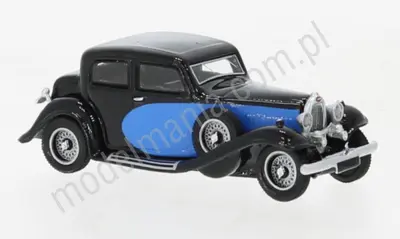 Bugatti Type 57 Galibier; niebiesko-czarny; 1934 rok