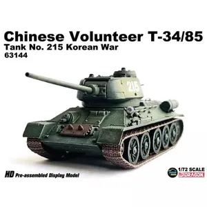 D63144 1:72 CHINESE  VOLUNTEER T-34/85 TANK NO.215