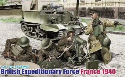 Brytyjski korpus ekspedycyjny, sekcja CKM, Francja 1940