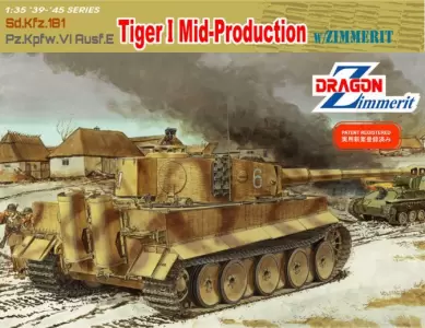 Czołg Tiger I Mid-Production w/Zimmerit