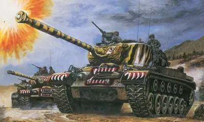Amerykański czołg MBT M-46 Patton, Korea