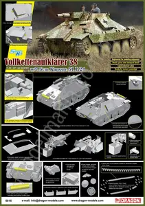 Niemieckie działo pancerne Vollkettenaufklaerer 38(t) z 7,5cm KAN.51