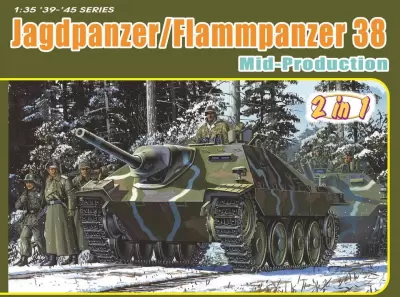 Niemieckie działo pancerne Jagdpanzer/Flammpanzer 38(t) Hetzer, wersja środkowa