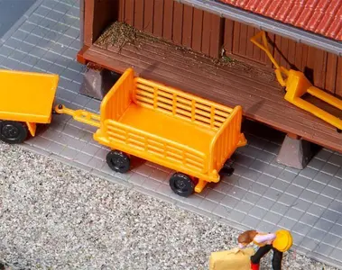 Wózek peronowy, pomarańczowy  / 2szt.