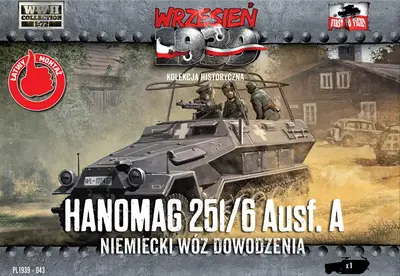 Niemiecki wóz dowodzenia Hanomag 251/6 Ausf.A