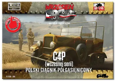 Polski ciągnik półgąsienicowy C4P (wczesnej serii)