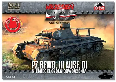 Niemiecki Czołg Dowodzenia Pz.BfWg.III Ausf. D1