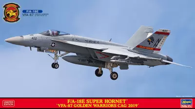 Amerykański myśliwiec F/A-18E Super Hornet VFA-87 Golden Warriors CAG 2019