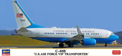Amerykański wojskowy samolot pasażerski Boeing C-40B Clipper "US Air Force VIP Transporter