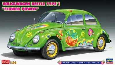 Volkswagen Beetle Type 1 "Flower Power", "Garbus"