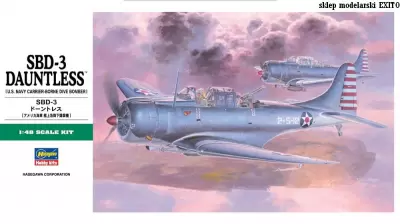 Amerykański samolot torpedowy SBD-3 Dauntless